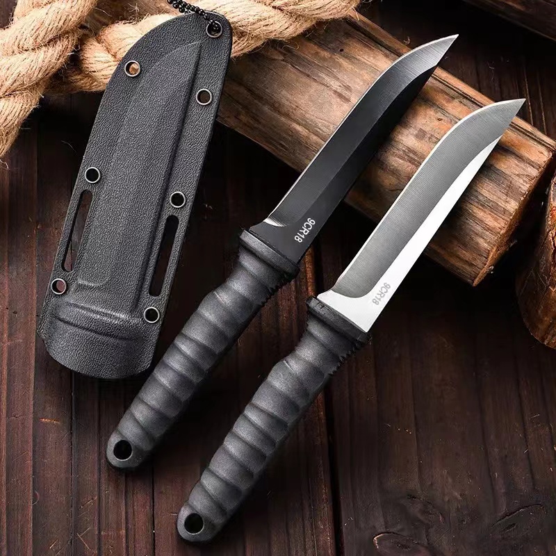 Edc Pocket Carry Fixed Blade - 야외용 포켓 나이프 캠핑 나이프 바베큐용