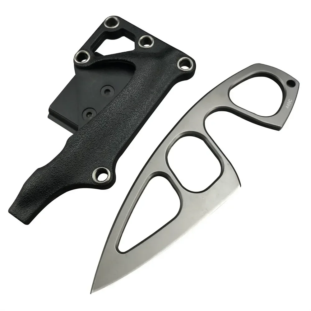 Edc Pocket Carry Fixed Blade - 고경도 넥 나이프 440C 블레이드, 카이덱스