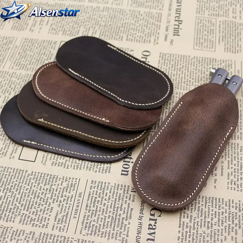 Edc Pocket Carry Fixed Blade - 가죽 소형 나이프 커버 휴대용 나이프
