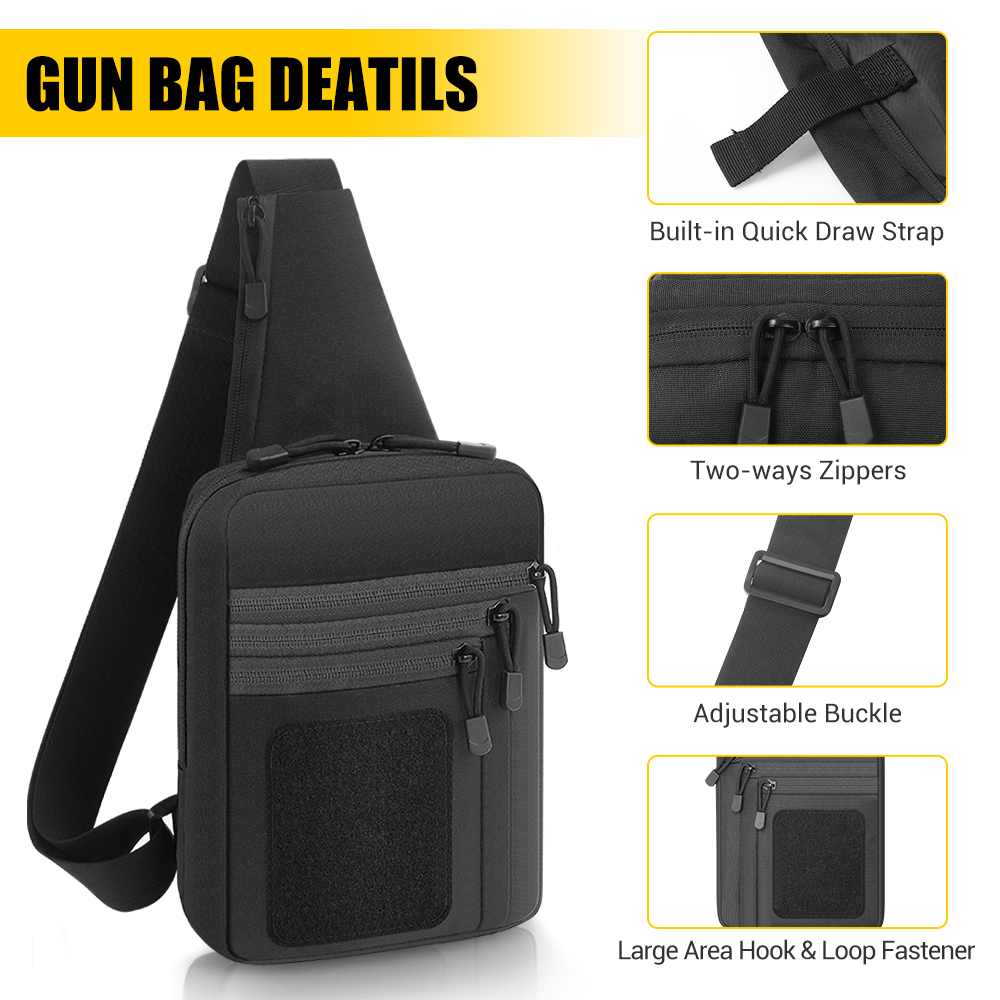 전술 권총 가방, 은닉 휴대용 권총 홀스터, 권총 보관 - Edc Carry Handgun 리뷰 및 가격