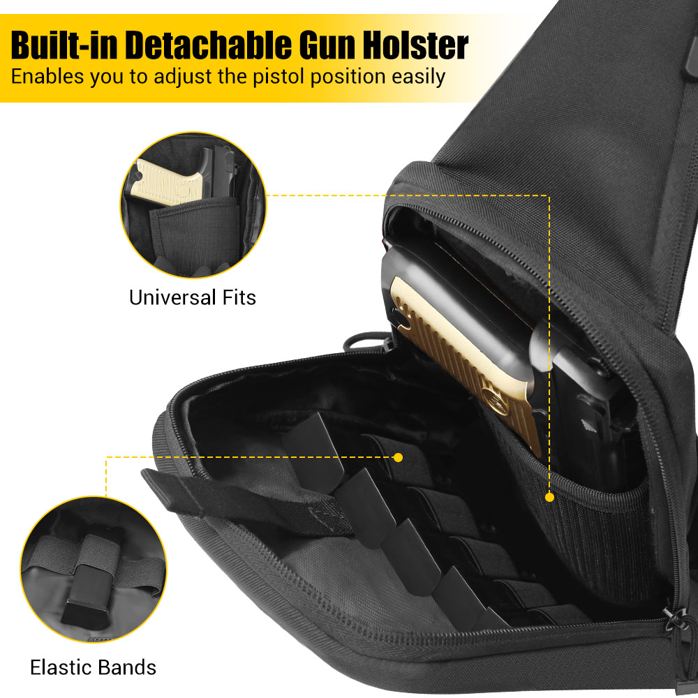 전술 권총 가방, 은닉 휴대용 권총 홀스터, 권총 보관 - Edc Carry Handgun 리뷰 및 가격