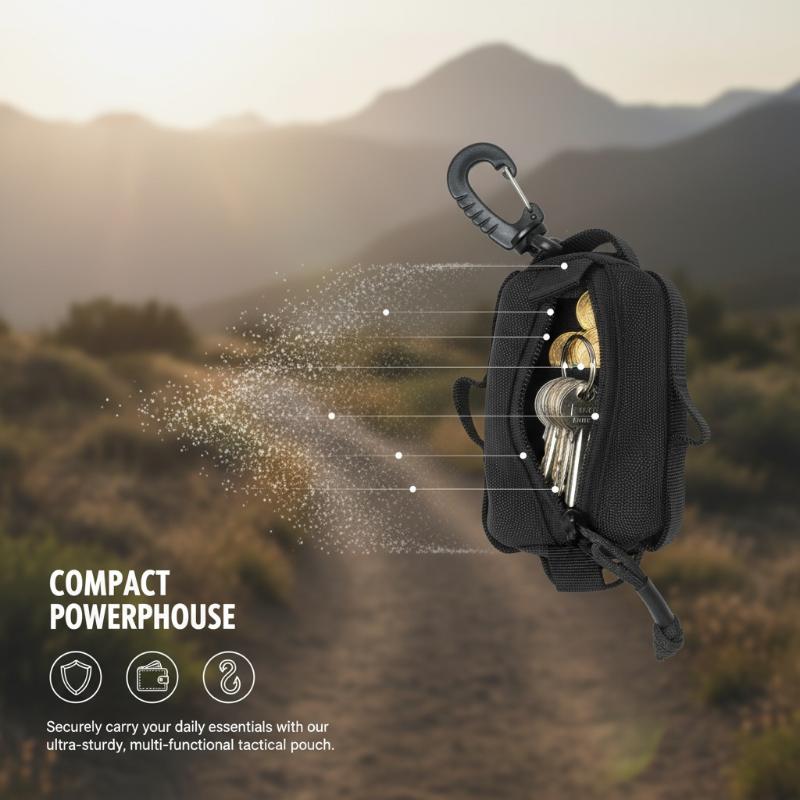 야외용 버클 가방 EDC 파우치 지퍼 키 카드 홀더 소 - Edc Concealed Carry 리뷰 및 가격