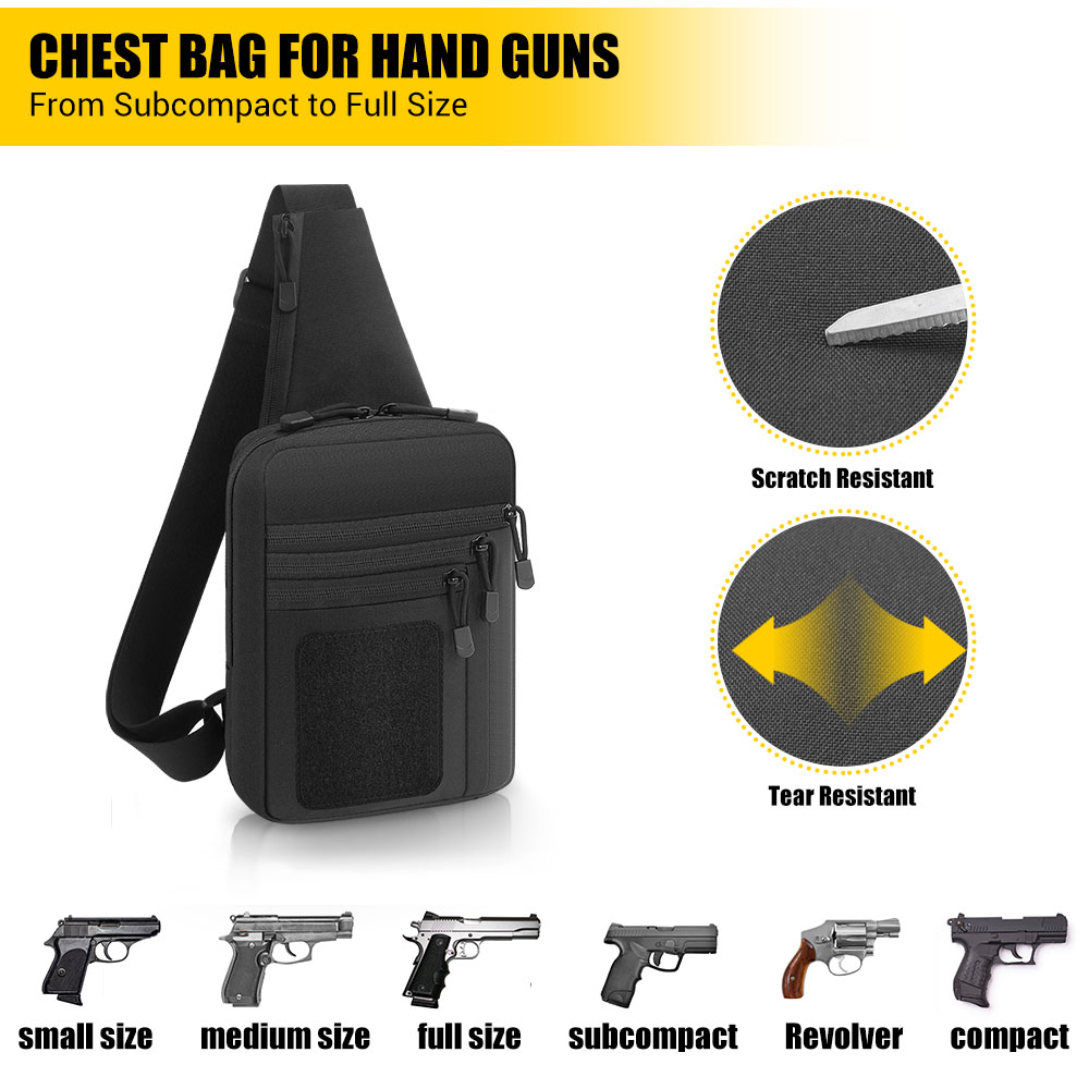 전술 권총 가방 은닉 휴대용 권총 홀스터 핸드건 보관  - Edc Carry Handgun 리뷰 및 가격