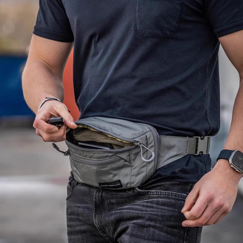 남성용 벨트 백, 조절 가능한 스트랩 허리 가방, 전술 - Edc Concealed Carry Fanny Pack 리뷰 및 가격