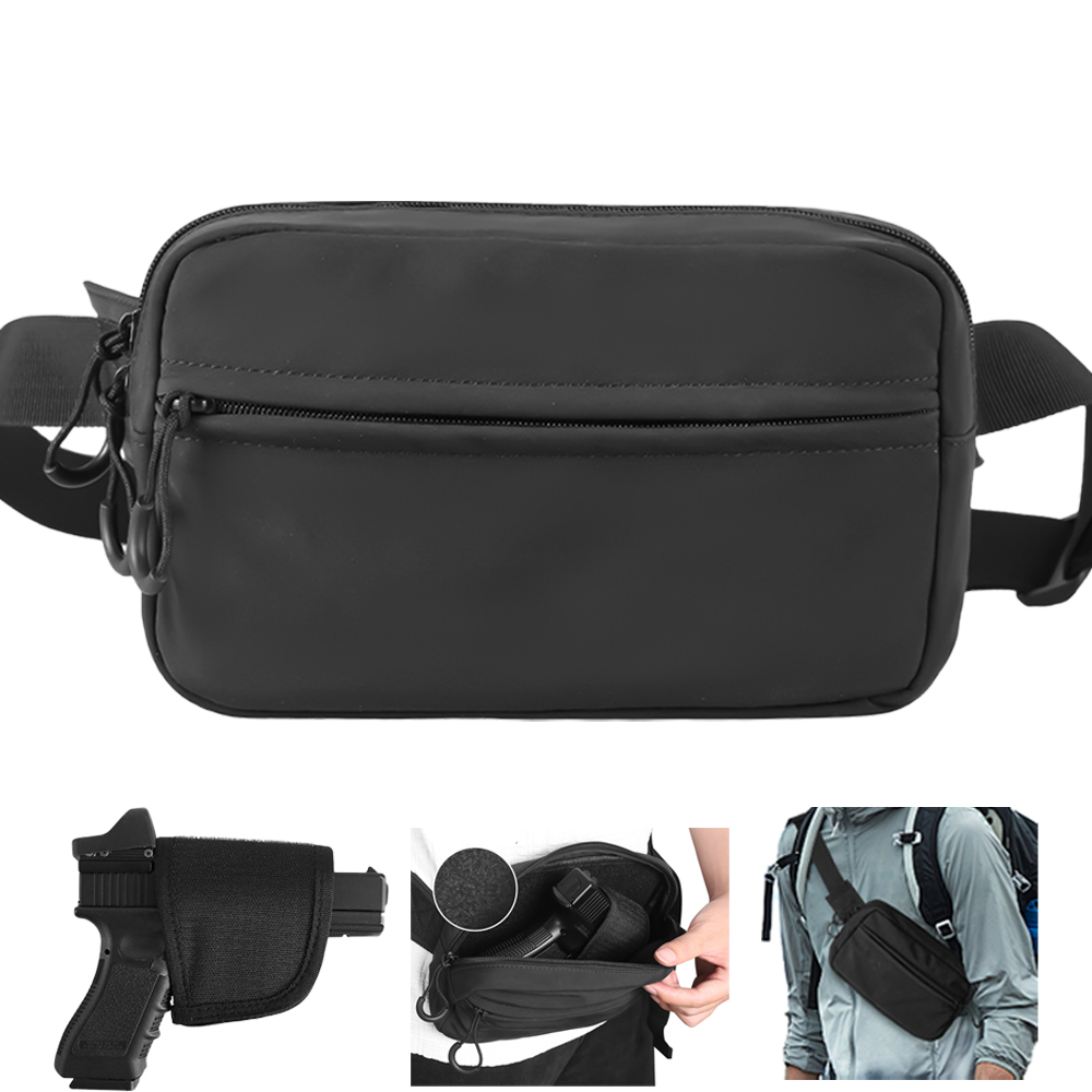 전술 크로스바디 백 권총 허리 팩 은닉형 총기 휴대용  - Edc Concealed Carry Fanny Pack 리뷰 및 가격