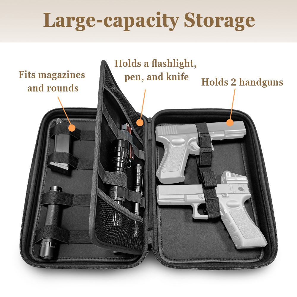 전술 권총 케이스 듀얼 건 보관 가방 은닉 휴대 권총  - Edc Carry Pistols 리뷰 및 가격